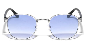 Engraved Hinge Pattern Fashion Rounded Butterfly Wholesale Sunglasses