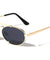 Retro Fashion Oval Frame Aviators Wholesale Sunglasses