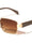 Temple Accent Thin Rim Fashion Rectangle Butterfly Wholesale Sunglasses