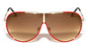 Texture Pattern Top Bar Aviators Wholesale Bulk Sunglasses