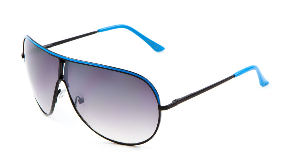 Large Lens Spring Hinge Aviators Wholesale Bulk Sunglasses