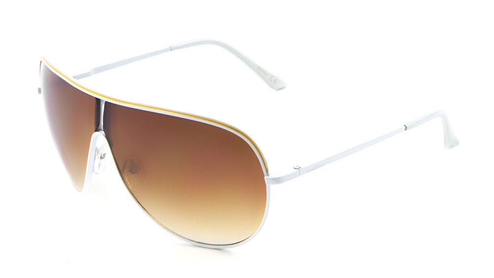 Large Lens Spring Hinge Aviators Wholesale Bulk Sunglasses