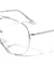 Rimless Spring Hinge Aviators Clear Lens Wholesale Bulk Glasses