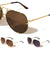 Aviators Super Dark Lens Wholesale Bulk Sunglasses
