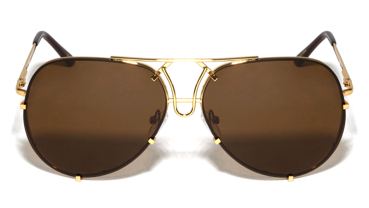 Aviators Super Dark Lens Wholesale Bulk Sunglasses