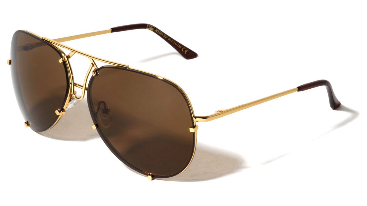 Aviators Super Dark Lens Wholesale Bulk Sunglasses