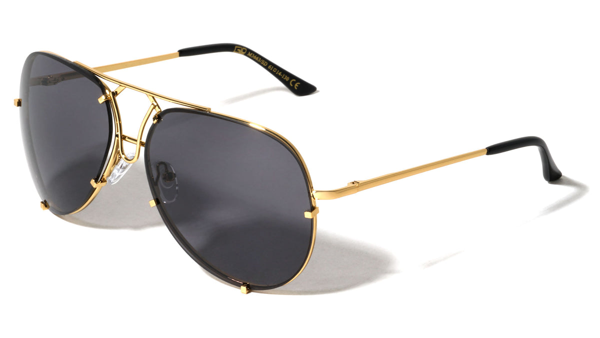 Aviators Super Dark Lens Wholesale Bulk Sunglasses