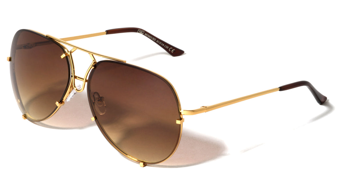 Aviators Super Dark Lens Wholesale Bulk Sunglasses