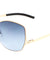 Thin Frame Butterfly Oceanic Color Wholesale Bulk Sunglasses