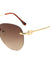 Rimless Butterfly Wholesale Bulk Sunglasses