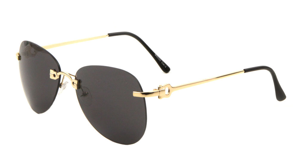 Rimless Butterfly Wholesale Bulk Sunglasses