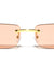 Rimless Rounded Rectangle Jaguar Wholesale Sunglasses