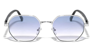 Flat Lens Retro Fashion Geometric Wholesale Sunglasses