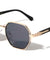 Flat Lens Retro Fashion Geometric Wholesale Sunglasses