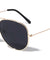 Super Dark Lens Gold Frame Aviators Wholesale Sunglasses