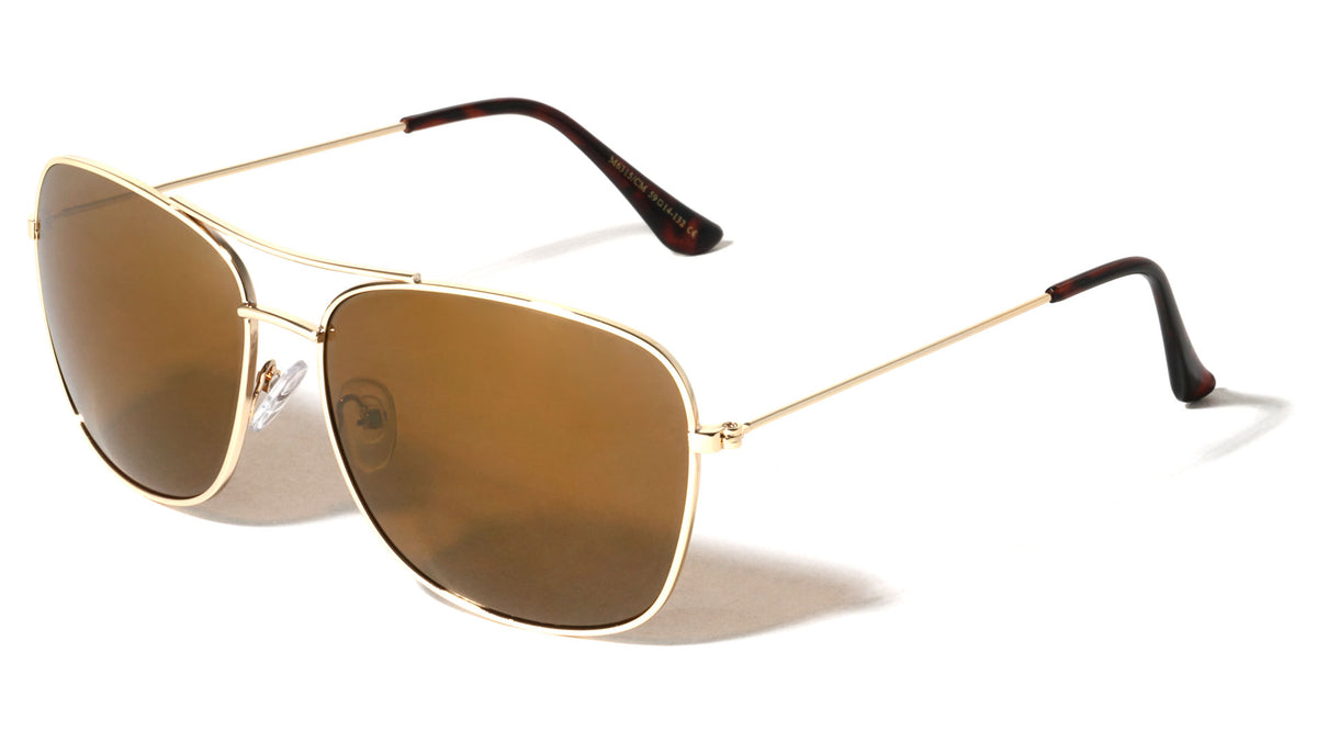 Color Mirror Aviators Wholesale Bulk Sunglasses