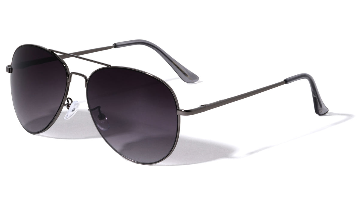Aviators Super Dark Lens Wholesale Sunglasses