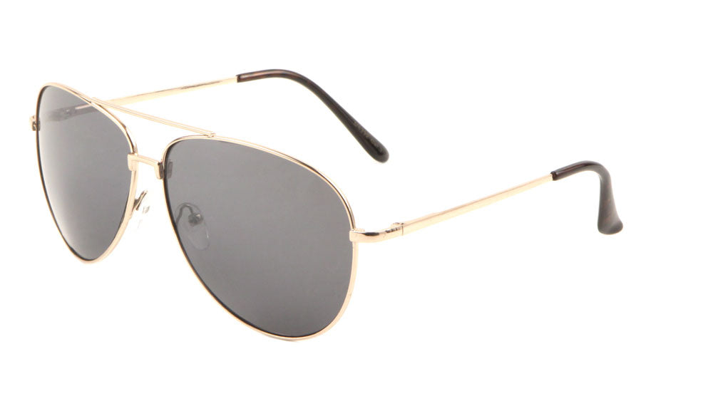 Spring Hinge Aviators Wholesale Bulk Sunglasses
