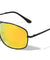 Rectangle Color Mirror Spring Hinge Aviators Bulk Sunglasses