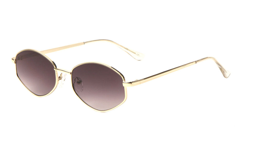 Small Thin Metal Color Lens Sunglasses Wholesale