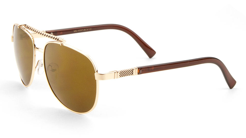MICA Aviators Color Mirror Wholesale Bulk Sunglasses