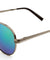 MICA Spring Hinge Aviators Color Mirror Wholesale Bulk Sunglasses