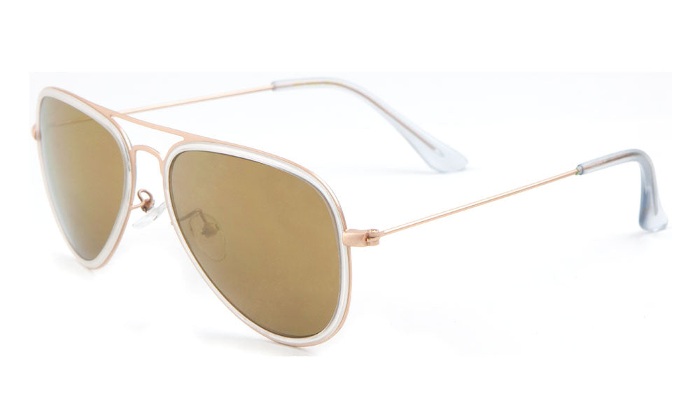 MICA Aviators Color Mirror Wholesale Bulk Sunglasses