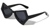 Triangular Sides Duo-Tone Fashion Geometric Wholesale Sunglasses