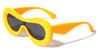 Inflated One Piece Shield Lens Oval Wholesale Sunglasses