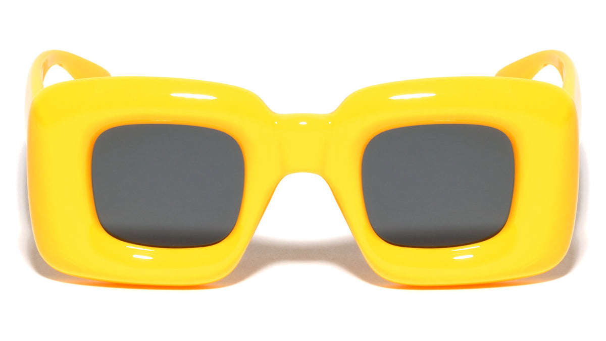 Inflated Rounded Square Wholesale Sunglasses