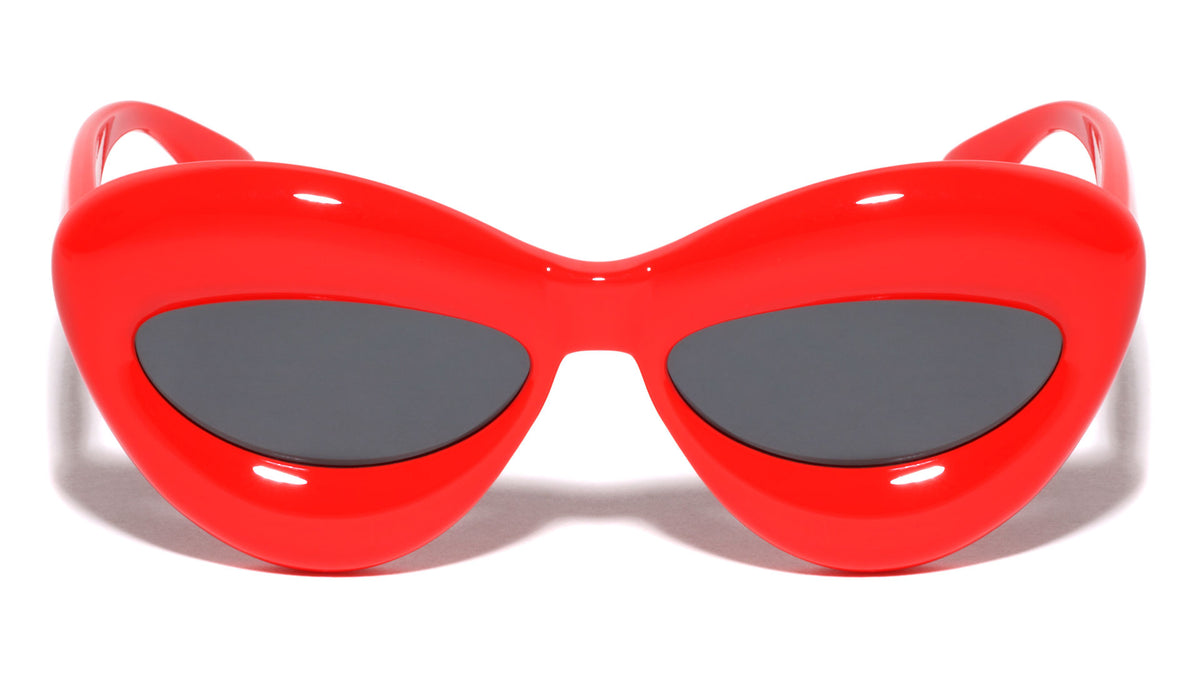 Inflated Oval Lens Lip Shape Wholesale Sunglasses