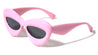 Inflated Oval Lens Lip Shape Wholesale Sunglasses