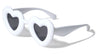 Inflated Rounded Heart Shape Wholesale Sunglasses