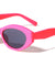 Geometric Frame Oval Lens Retro Cat Eye Wholesale Sunglasses