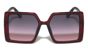 P9875 Round Retro Wing Cat Eye Wholesale Sunglasses - Frontier Fashion, Inc.