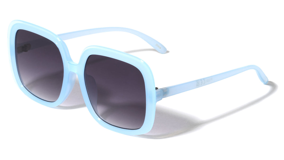 Crystal Color Extended Frame Retro Fashion Butterfly Wholesale Sunglasses