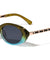 Twisted Temple Chain Crystal Color Retro Oval Wholesale Sunglasses