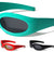Futuristic Wide Wrap Around Oval Wholesale Sunglasses