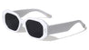 Crystal Color Tapered Temple Polygon Fashion Geometric Wholesale Sunglasses