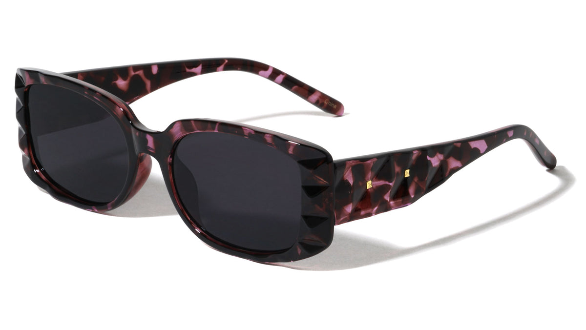 Pyramid Frame Pattern Fashion Rectangle Butterfly Wholesale Sunglasses