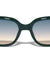 Duo-Tone Color Line Temple Fashion Rectangle Butterfly Wholesale Sunglasses