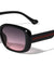 Duo-Tone Color Line Temple Fashion Rectangle Butterfly Wholesale Sunglasses