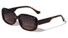 Duo-Tone Color Line Temple Fashion Rectangle Butterfly Wholesale Sunglasses