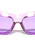Crystal Color Angled Frame Rimless Bottom Fashion Cat Eye Wholesale Sunglasses