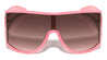 One Piece Shield Side Lens Fashion Rectangle Wholesale Sunglasses