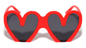 Cut Bottom Heart Shaped Wholesale Sunglasses