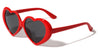 Curved Frame Heart Shape Wholesale Sunglasses