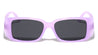 Barrel Edge Shield Fashion Retro Rectangle Wholesale Sunglasses