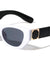 Octagon Temple Accent Fashion Geometric Cat Eye Wholesale Sunglasses
