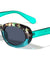Crystal Color Retro Fashion Oval Wholesale Sunglasses